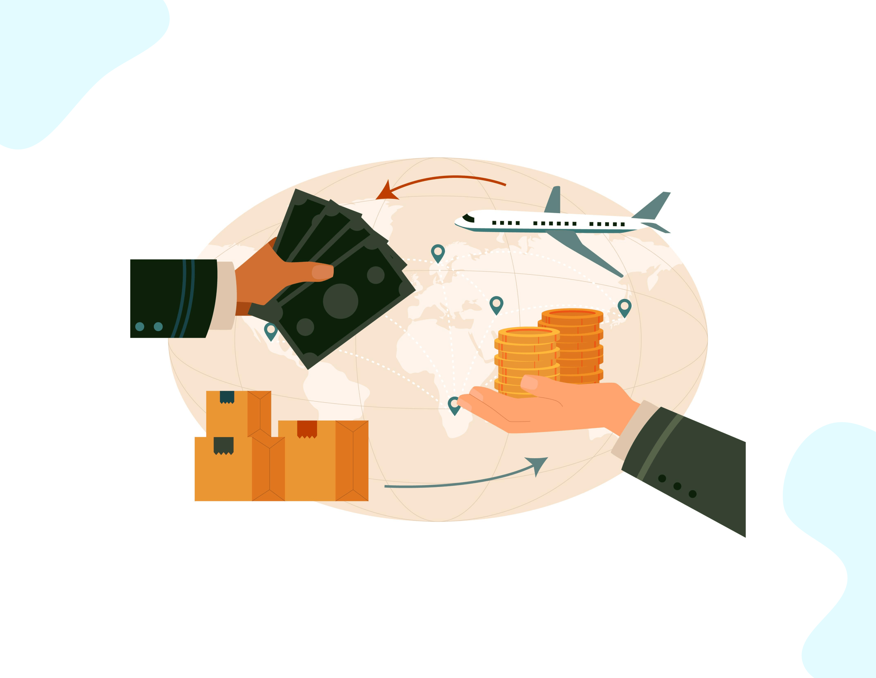 cross-border payment delay illustration