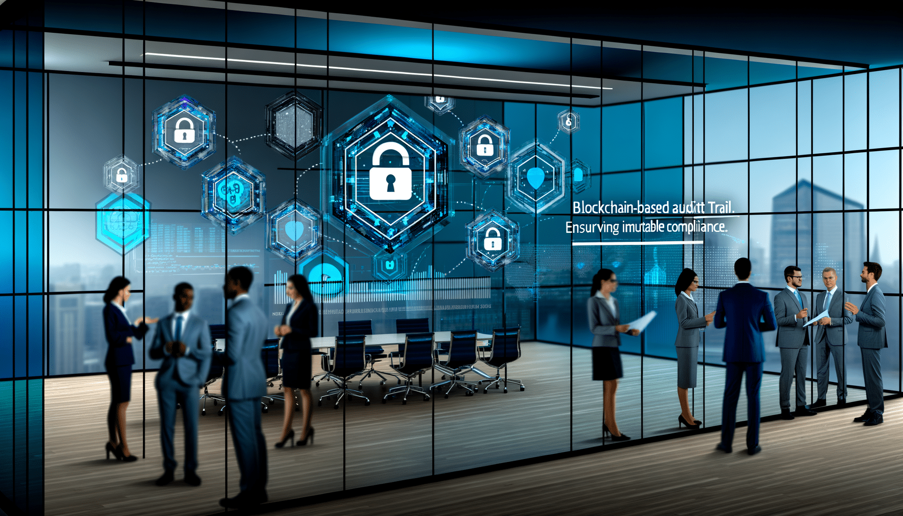 blockchain audit trail immutable ledger